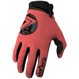 Gants cross Seven Annex 7 Dot Rouge Fluo