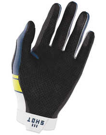 Gants cross Shot Aerolite Husqvarna Bleu 2024 Paume