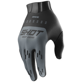 Gants cross Shot Race Evo Noir-Gris 2026
