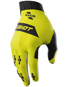 Gants cross Shot Race Jaune Fluo 2024