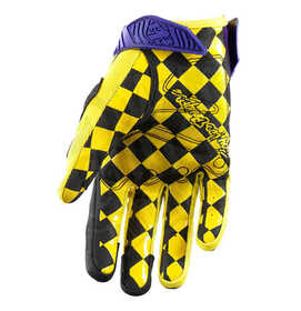 Gants cross Enfant Troy Lee Designs GP Jaune / Violet Derrière