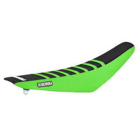 Housse de selle Enjoy Kawasaki Noire-Verte