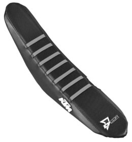Housse de selle KTM - DCOR Visuals - Noir avec bandes grises