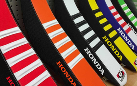 Housse de selle personnalisée Honda - Throttle Jockey