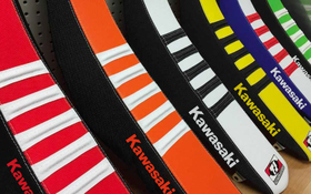 Housse de selle personnalisée Kawasaki - Throttle Jockey