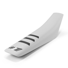 Housse de selle universelle Onegripper Light Rib Blanc-Noir