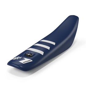 Housse de selle universelle Onegripper Light Rib Mini Bleu foncé-Blanc