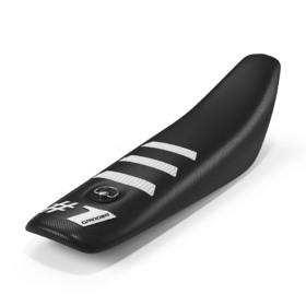 Housse de selle universelle Onegripper Light Rib Mini Noir-Blanc