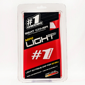 Housse de selle universelle Onegripper Light Rib Mini Rouge-Blanc (2)