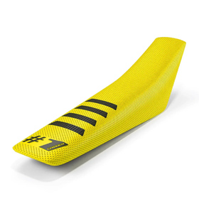 Housse de selle universelle Onegripper Ribbed Jaune-Noir