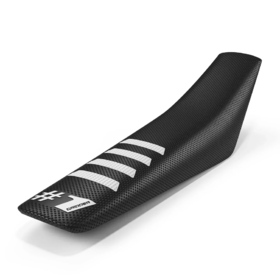 Housse de selle universelle Onegripper Ribbed Noir-Blanc