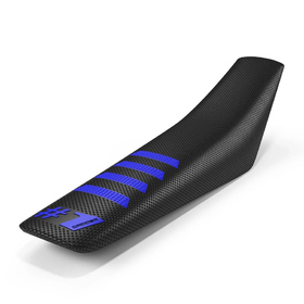 Housse de selle universelle Onegripper Ribbed Noir-Bleu