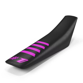 Housse de selle universelle Onegripper Ribbed Noir-Rose