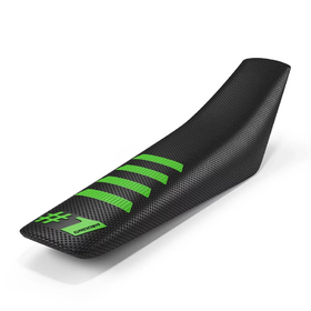 Housse de selle universelle Onegripper Ribbed Noir-Vert