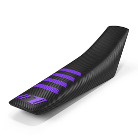 Housse de selle universelle Onegripper Ribbed Noir-Violet