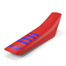 Housse de selle universelle Onegripper Ribbed Rouge-Bleu