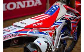 Housse de selle Throttle Jockey - Nations - Honda CRF