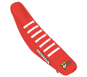 Housse de selle Honda Geico Rouge / Blanc