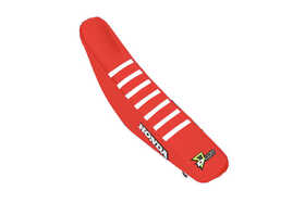 Housse de selle Honda Geico Rouge / Blanc