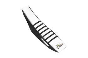 Housse-de-selle-Suzuki-D'Cor-Noir-Blanc