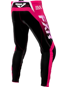 Pantalon cross Kid FXR Clutch Rose-Noir 2026 Dos