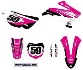 Kit déco 125 TTR YAMAHA Rose - Mx Stickers.JPG