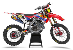 Kit déco cross Honda MX-Stickers Brush