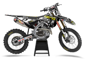 Kit déco cross Honda MX-Stickers Geico Camo