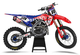 Kit déco cross Honda MX-Stickers HRC