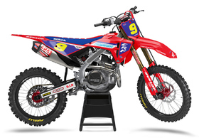 Kit déco cross Honda MX-Stickers Racing Rouge