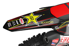 Kit déco cross Honda MX-Stickers Rockstar Noir (3)