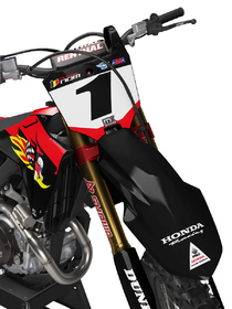 Kit déco cross Honda MX-Stickers Woody Noir (2)