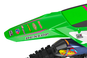 Kit déco cross Kawasaki MX-Stickers Retro Vert (3)