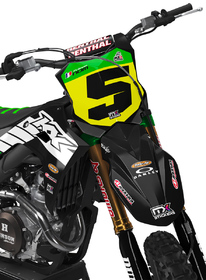 Kit déco cross Kawasaki MX-Stickers Team US Noir (2)