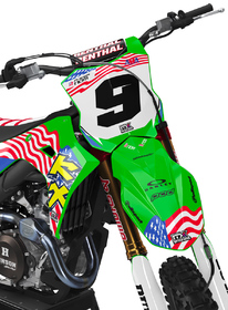 Kit déco cross Kawasaki MX-Stickers USA (2)