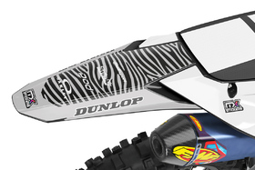 Kit déco cross Kawasaki MX-Stickers Zebra Gris (3)