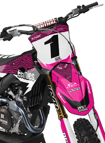 Kit déco cross Kawasaki MX-Stickers Zebra Rose (2)