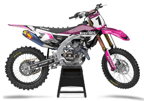 Kit déco cross Kawasaki MX-Stickers Zebra Rose