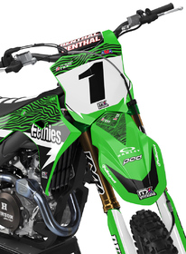 Kit déco cross Kawasaki MX-Stickers Zebra Vert (2)