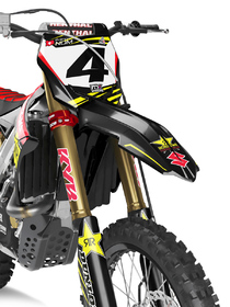 Kit déco cross Suzuki MX-Stickers Rockstar Rouge (2)