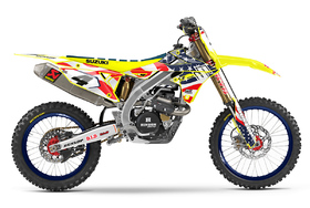 Kit déco cross Suzuki MX-Stickers USA Replica