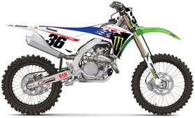 Kit deco cross Team Kawasaki US - RedBud 2026