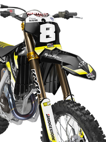 Kit déco cross Triumph MX-Stickers 3Lines Jaune (2)