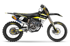 Kit déco cross Triumph MX-Stickers 3Lines Jaune