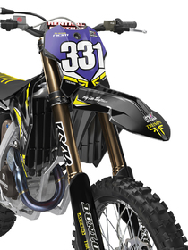 Kit déco cross Triumph MX-Stickers British Jaune (2)
