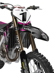 Kit déco cross Triumph MX-Stickers British Rose (2)