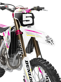 Kit déco cross Triumph MX-Stickers Savage Blanc (2)