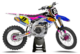 Kit déco cross Yamaha MX-Stickers Brush Rose