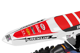 Kit déco cross Yamaha MX-Stickers Brush Rouge (3)