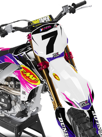 Kit déco cross Yamaha MX-Stickers Brush Violet (2)